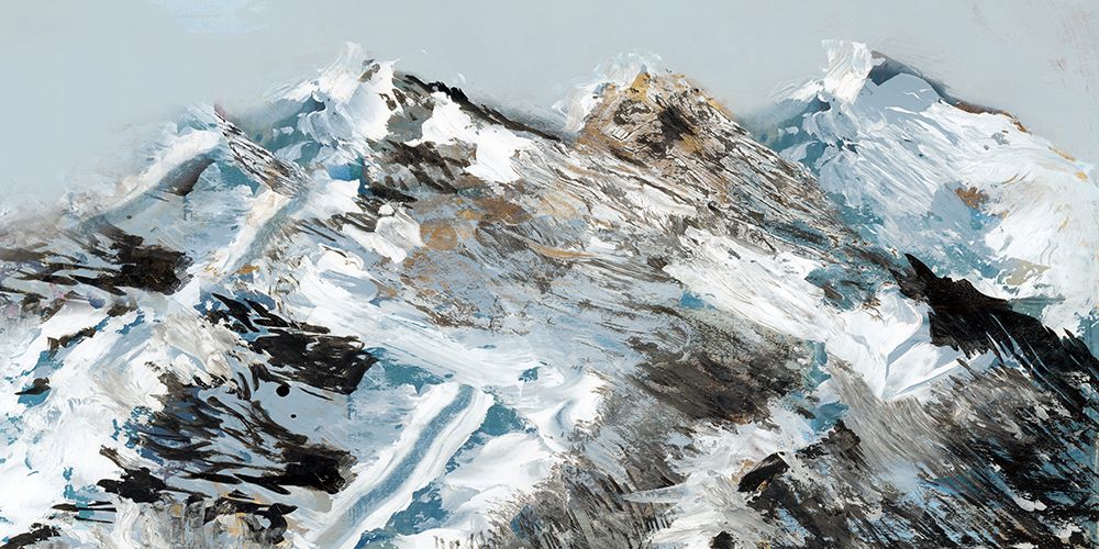 Blue Ski Mountain art print by Project C for $57.95 CAD