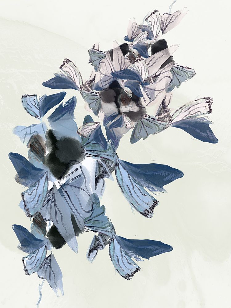 Blue Fressia II art print by Casa Cartissi for $57.95 CAD