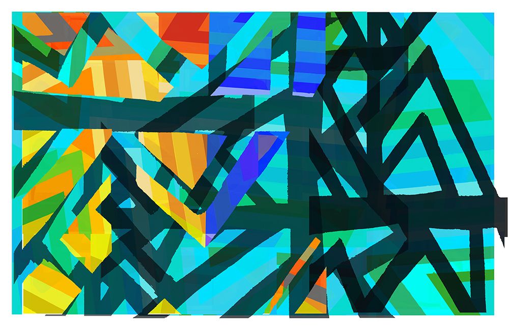 Stripes of Ribbon II art print by Casa Cartissi for $57.95 CAD