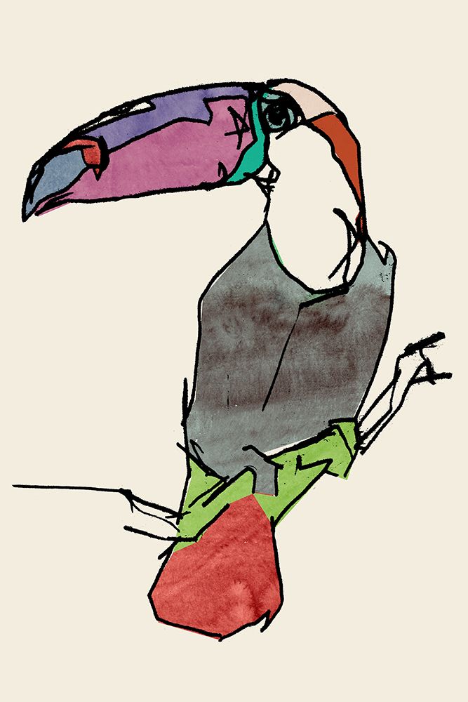 Tropical Bird I art print by Project C for $57.95 CAD