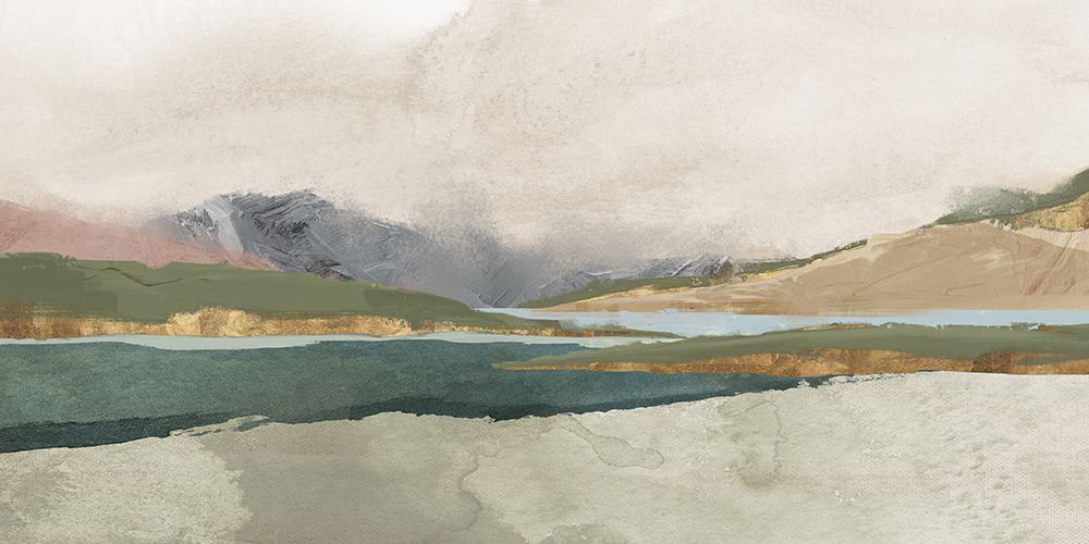Calm Blue River art print by Jacob Q for $57.95 CAD