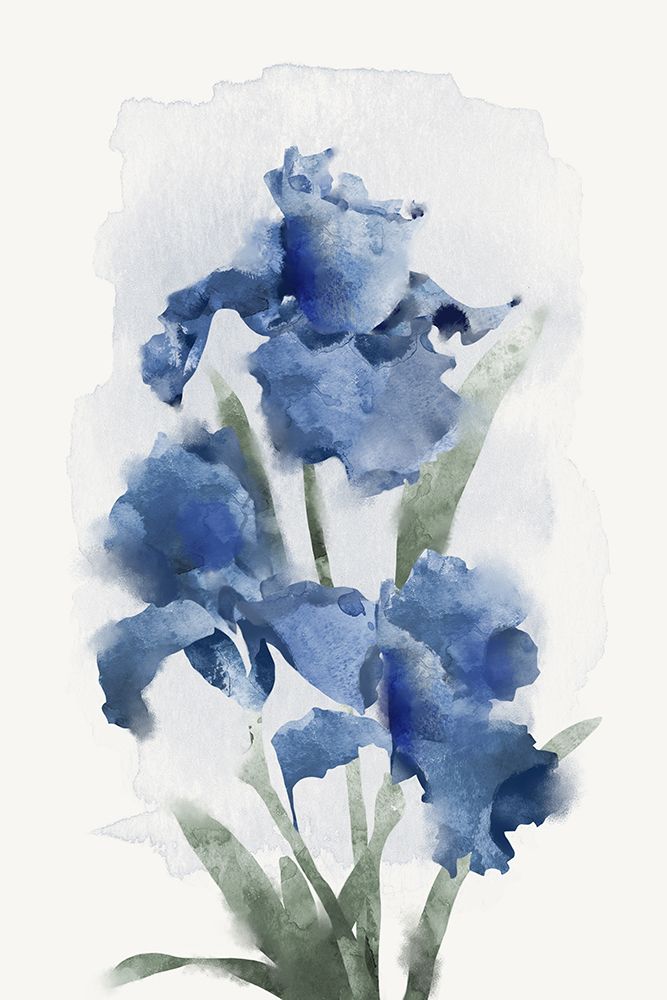 Blue Orchid Bunch art print by Jacob Q for $57.95 CAD