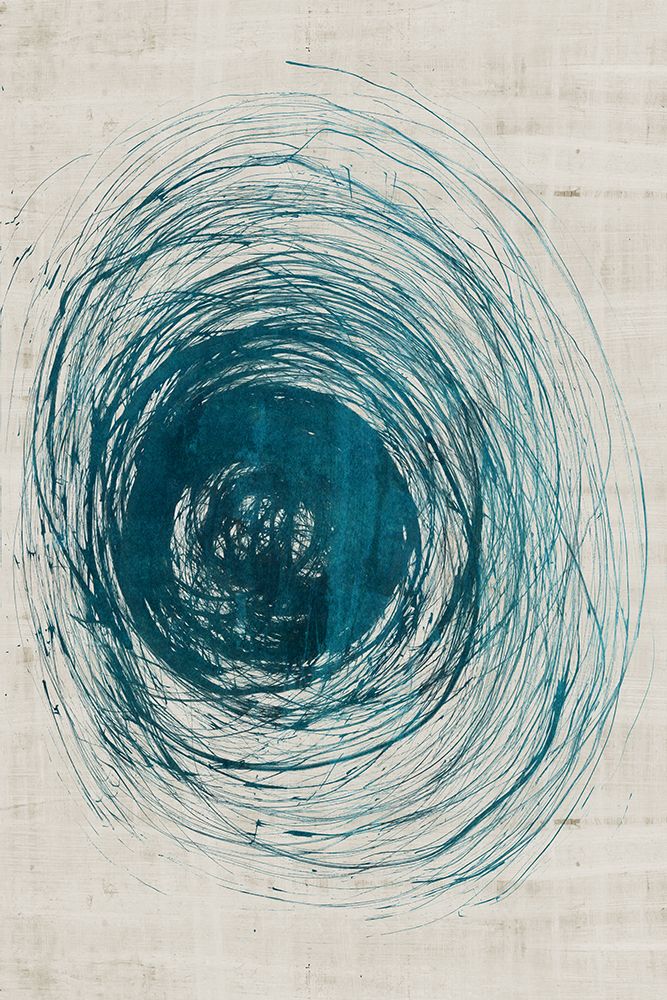 Swirls of Teal art print by Jacob Q for $57.95 CAD