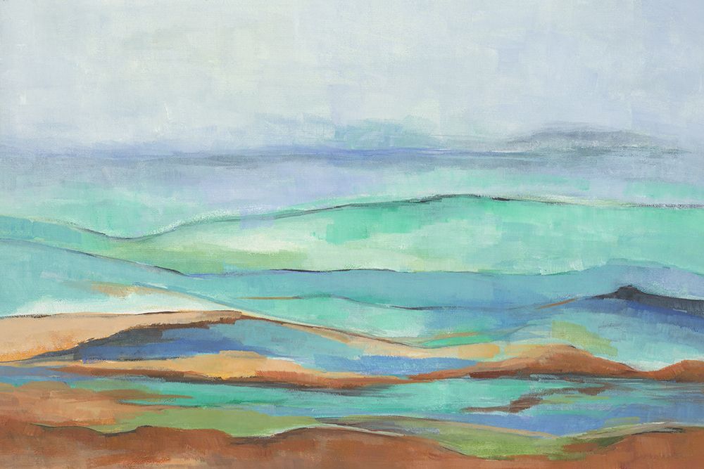 Blue Serene Seascape art print by Jacob Q for $57.95 CAD