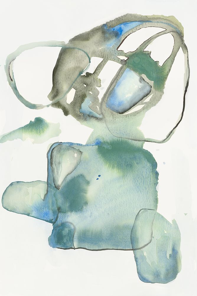 Blue Interaction II art print by Jacob Q for $57.95 CAD