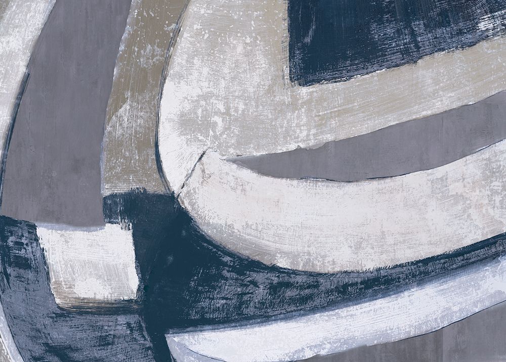 Blue Curve art print by Jacob Q for $57.95 CAD