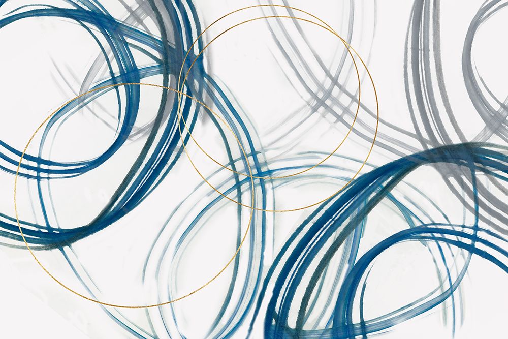 Cobalt Loops art print by Jacob Q for $57.95 CAD