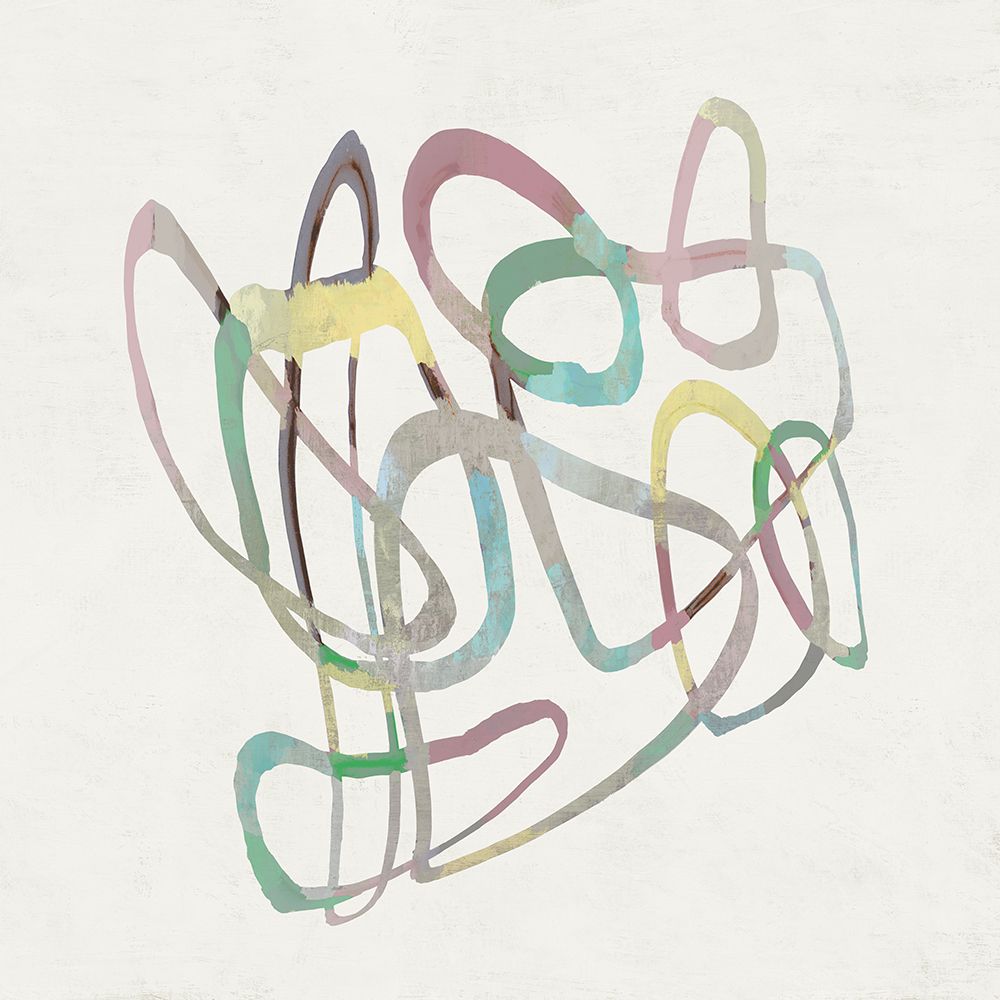 Pastel Swirl I art print by Jacob Q for $57.95 CAD