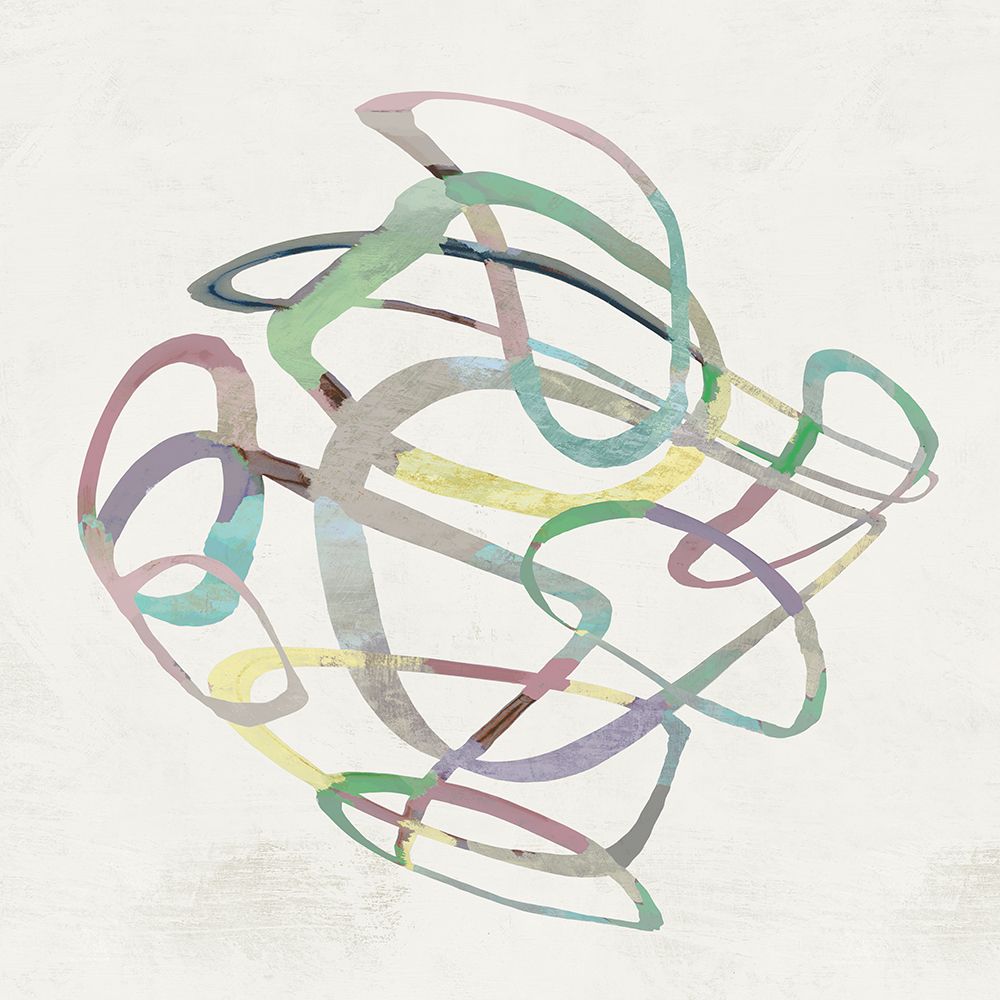 Pastel Swirl II art print by Jacob Q for $57.95 CAD