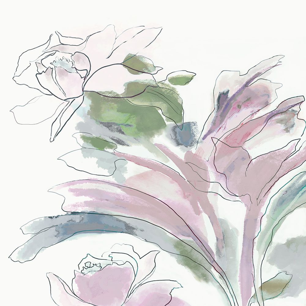 Fuscia Blooms art print by Jacob Q for $57.95 CAD