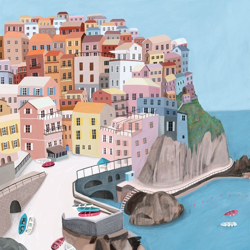 ManarolaItaly art print by Carla Daly for $57.95 CAD