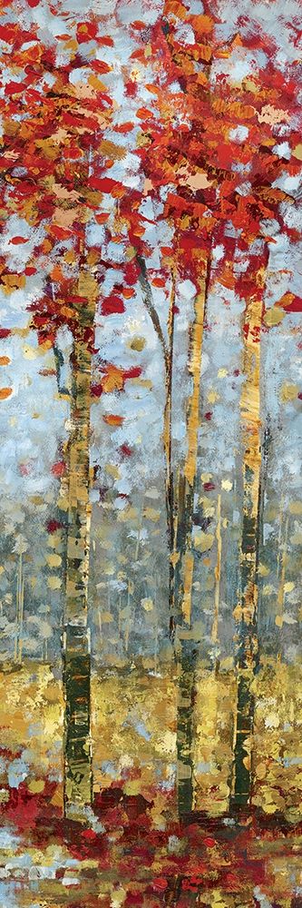 Crimson Woods II art print by Carmen Dolce for $57.95 CAD