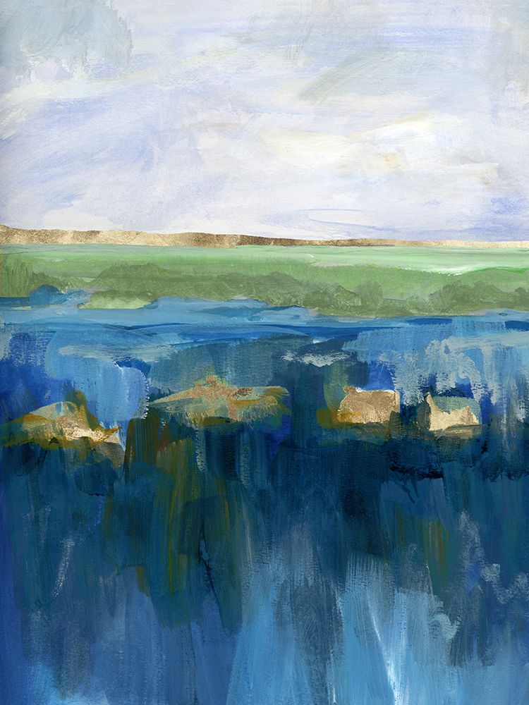 Blue Marsh II art print by Daph Haus for $57.95 CAD