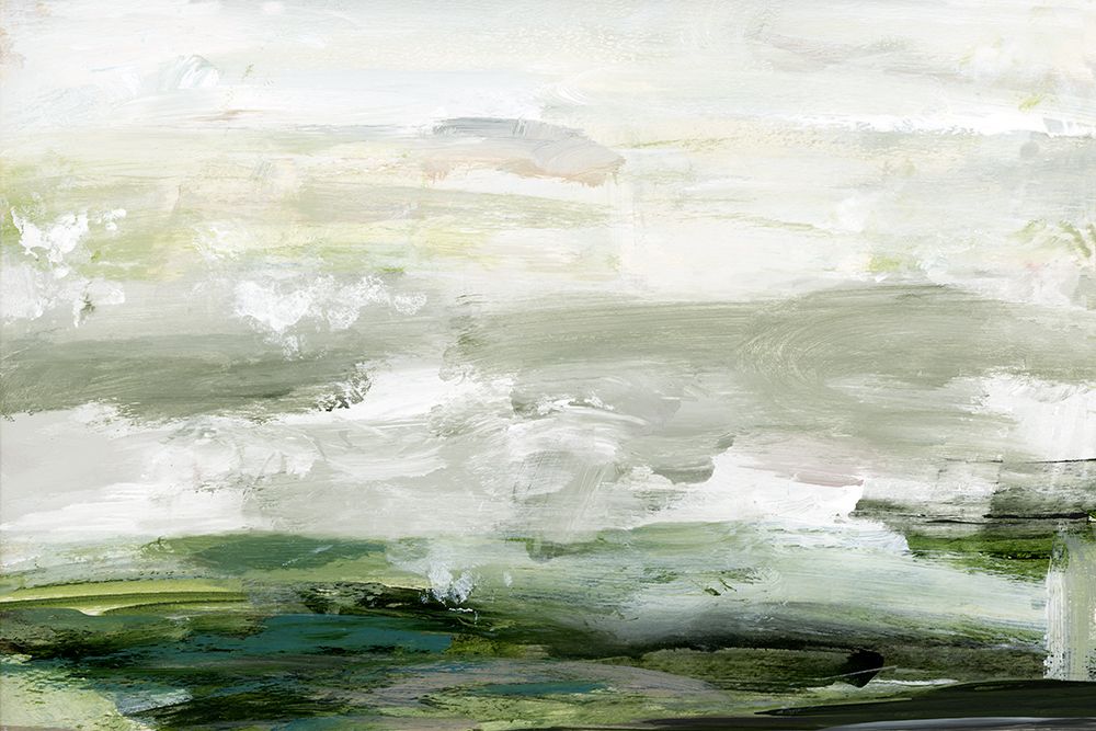 Earthly Green Landscape I art print by Daph Haus for $57.95 CAD