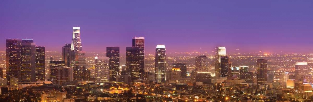 Purple LA Sunset art print by Daniel Stein for $57.95 CAD