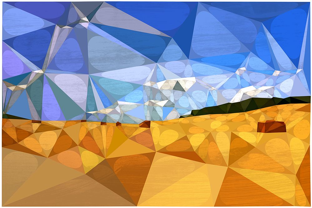 Broad View Blue II art print by Enrico Varrasso for $57.95 CAD