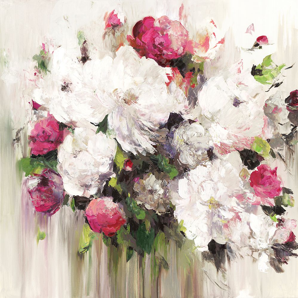 Bouquet of Pink Flowers art print by Ella K. for $57.95 CAD