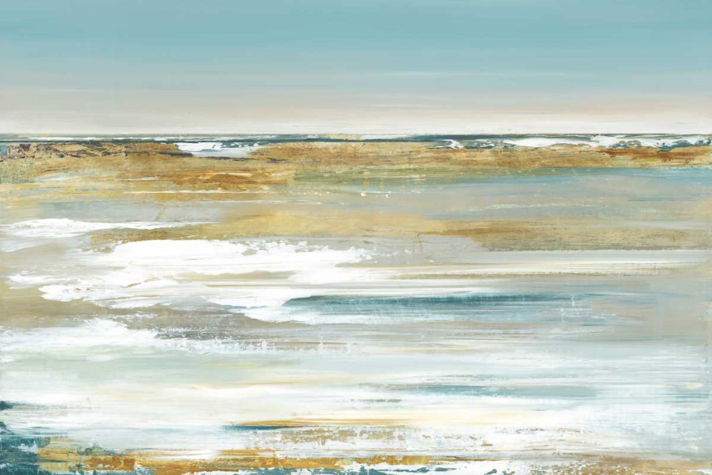 Blue Horizon I art print by Valeria Mravyan for $57.95 CAD