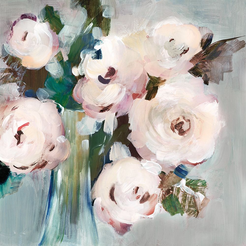Pale Pink Bouquet I art print by Lera for $57.95 CAD