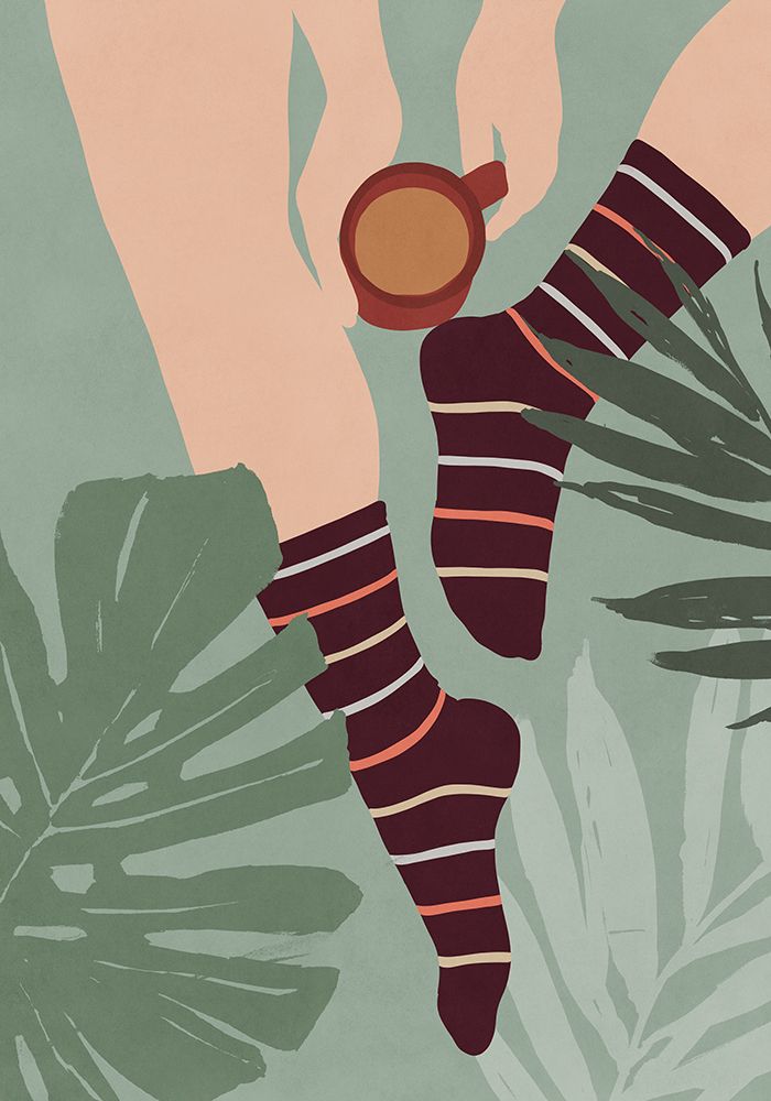 So Cozy art print by Sarah Leonard for $57.95 CAD