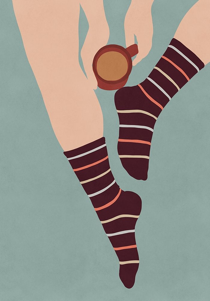So Cozy art print by Sarah Leonard for $57.95 CAD