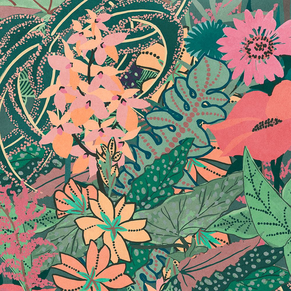 Max Floral Pattern I art print by Sarah Leonard for $57.95 CAD