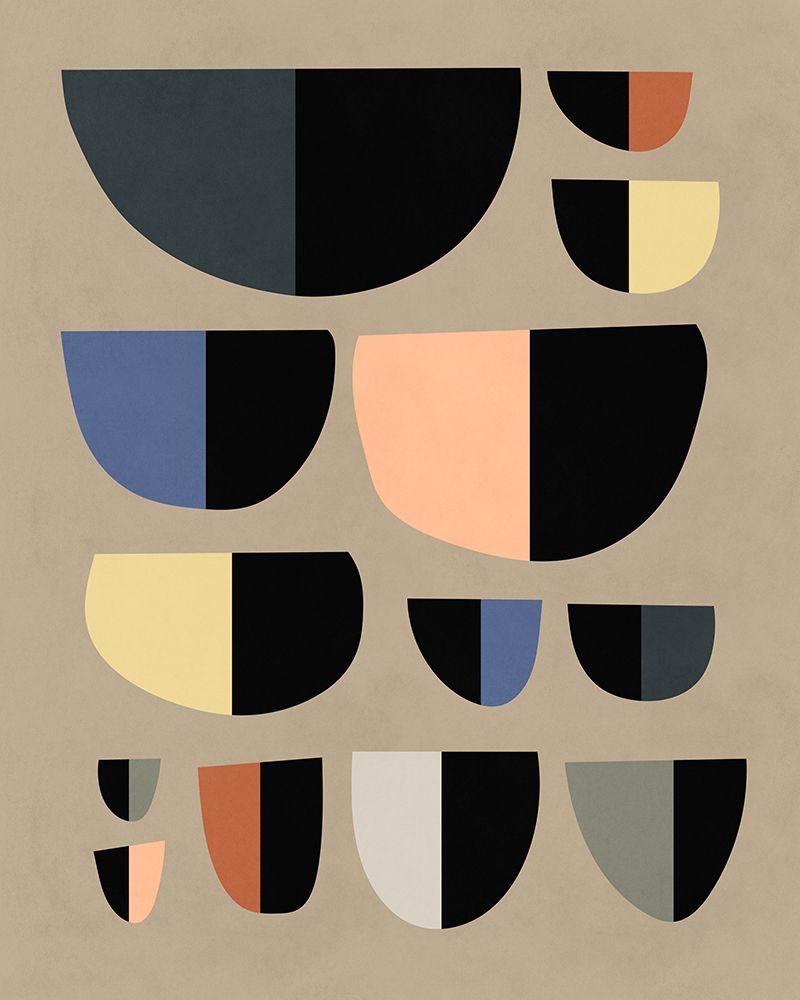 Abstract Cluster.II art print by Sarah Leonard for $57.95 CAD