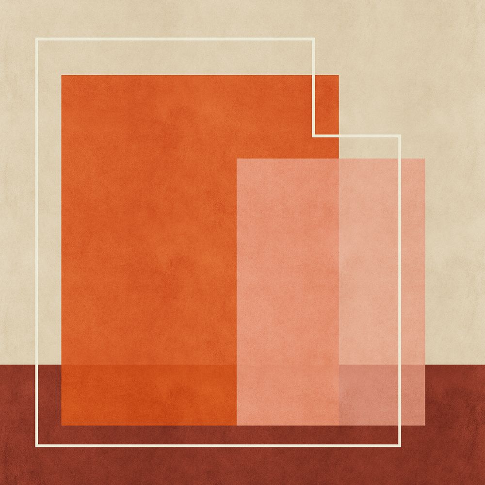 Red Squares art print by Sarah Leonard for $57.95 CAD