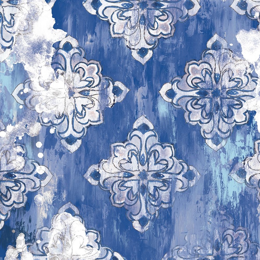 Blue Ex I art print by Eva Watts for $57.95 CAD