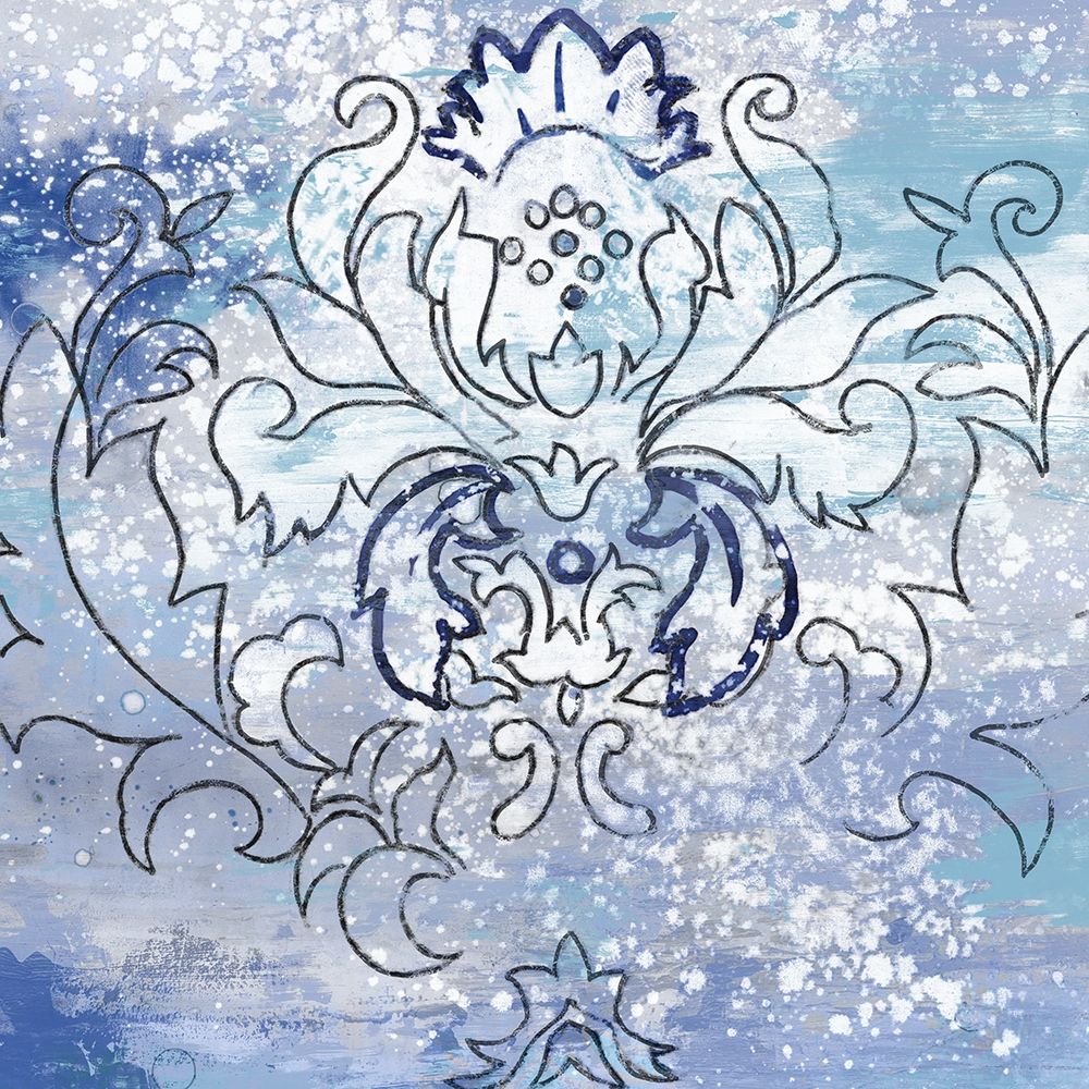 Blue Ex II art print by Eva Watts for $57.95 CAD