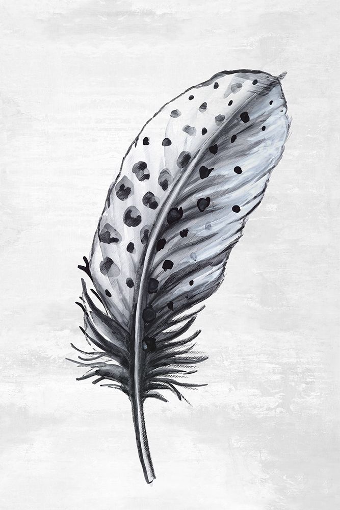 Indigo Feather II art print by Eva Watts for $57.95 CAD