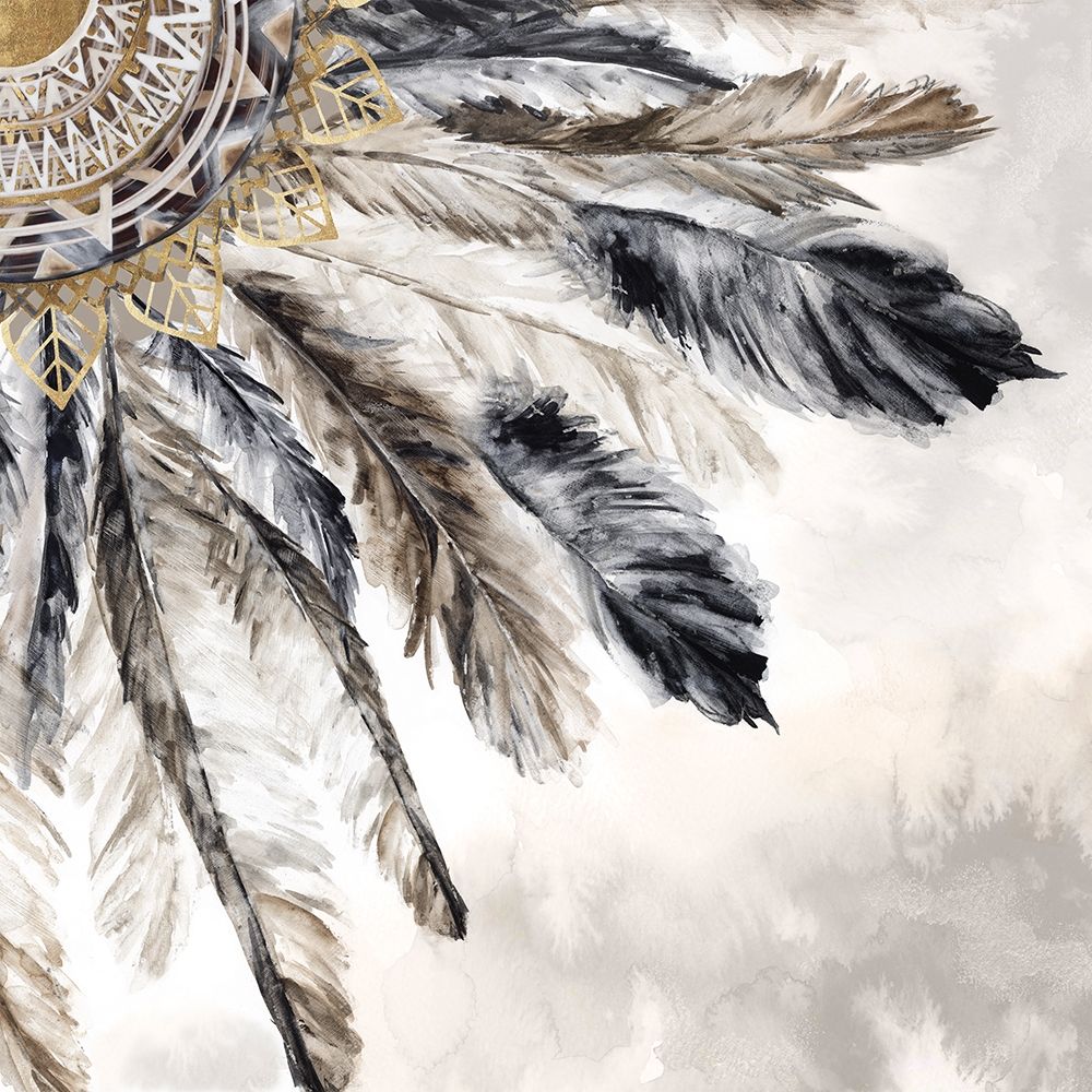 Necklace of Feathers III art print by Eva Watts for $57.95 CAD