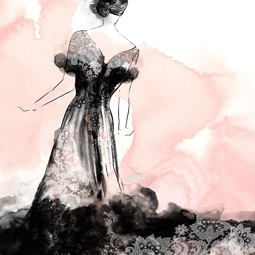 Laced Woman I art print by Eva Watts for $57.95 CAD