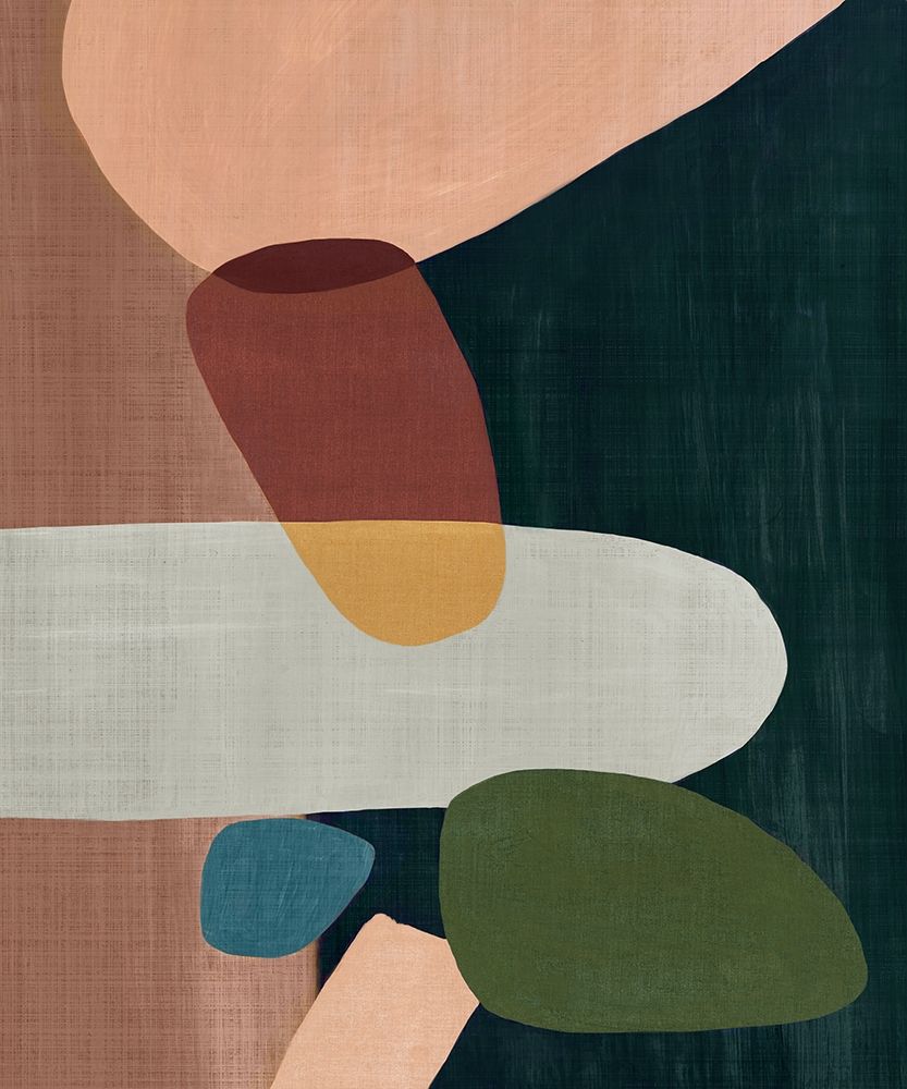 Stacking Pebbles I art print by Eva Watts for $57.95 CAD