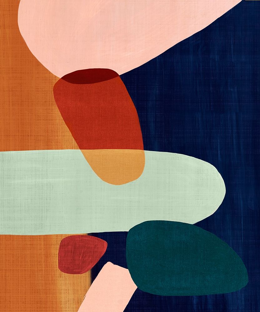 Stacking Pebbles I art print by Eva Watts for $57.95 CAD