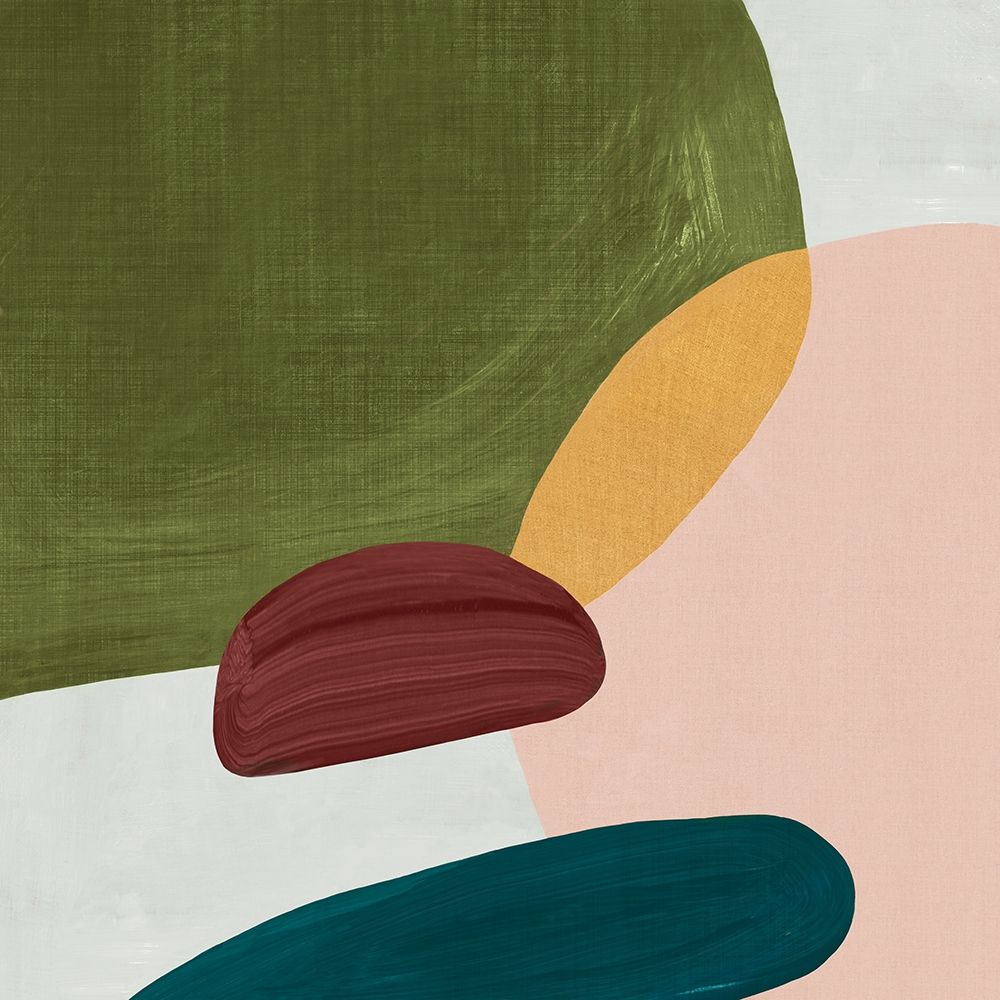 Pink Pebbles II art print by Eva Watts for $57.95 CAD