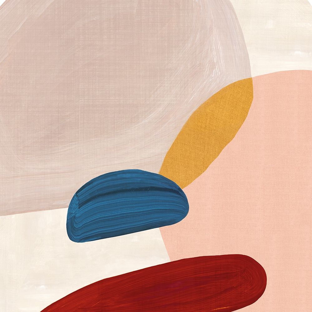 Pink Pebbles II art print by Eva Watts for $57.95 CAD