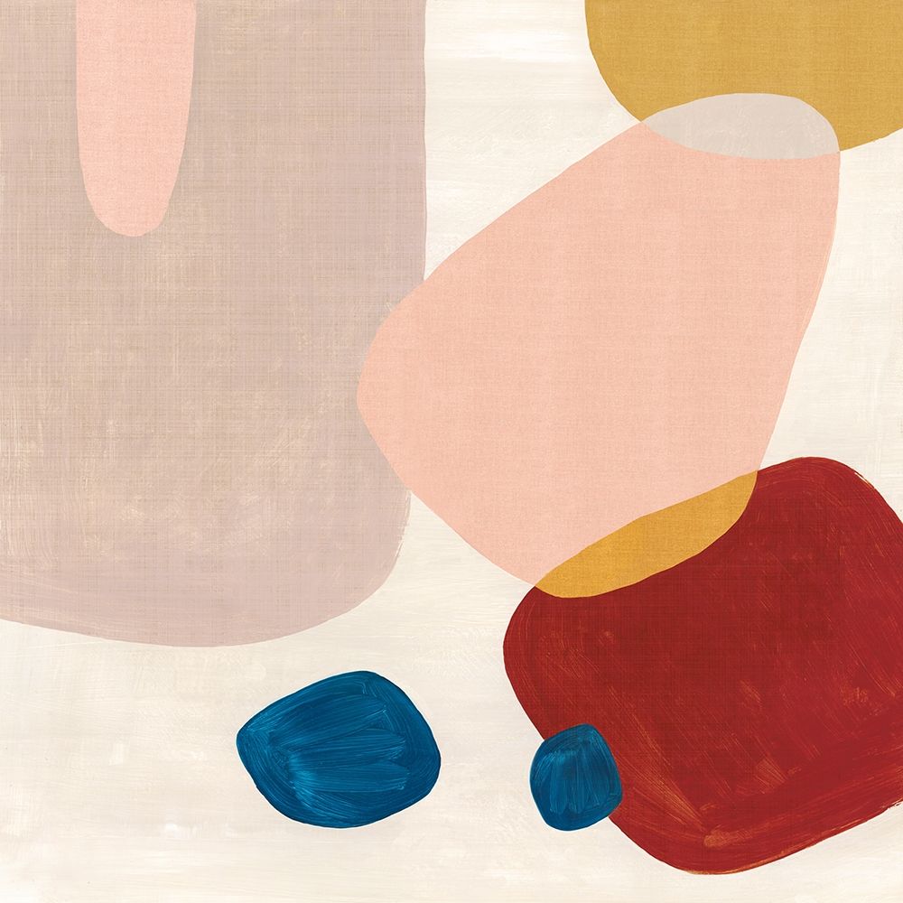 Pink Pebbles III art print by Eva Watts for $57.95 CAD