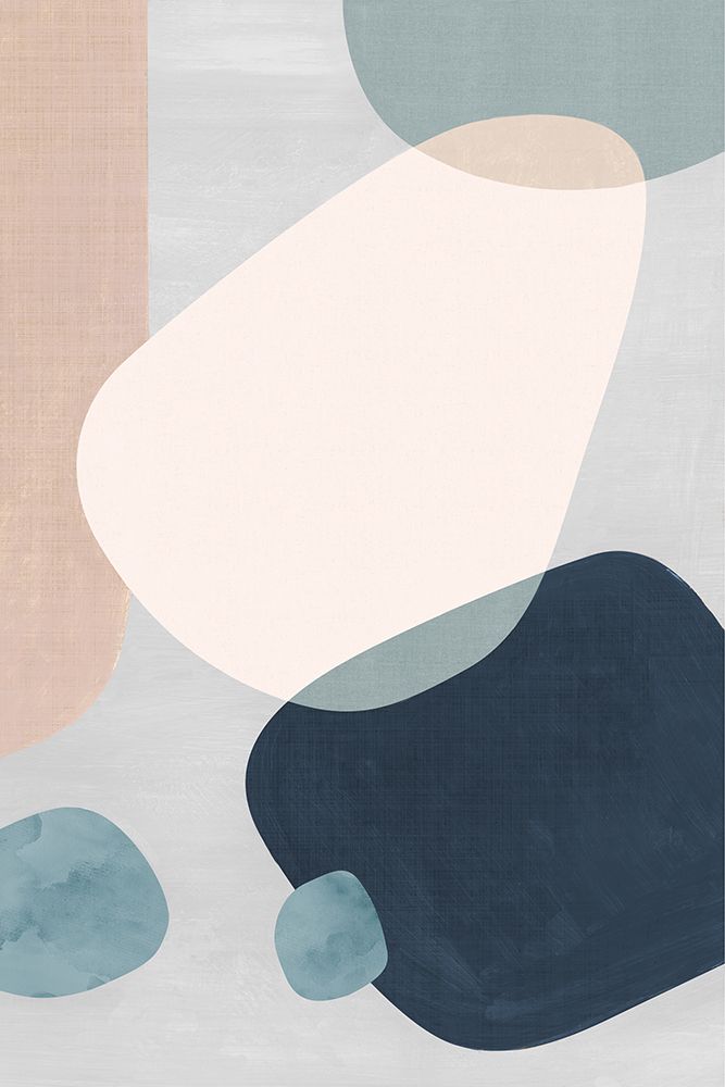 Pink Pebbles III art print by Eva Watts for $57.95 CAD