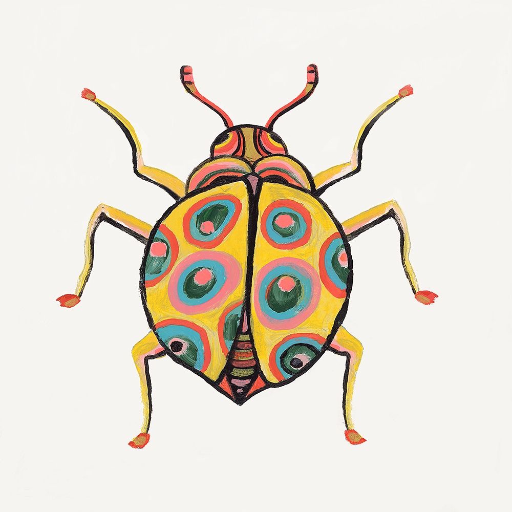 Golden Beetle art print by Eva Watts for $57.95 CAD