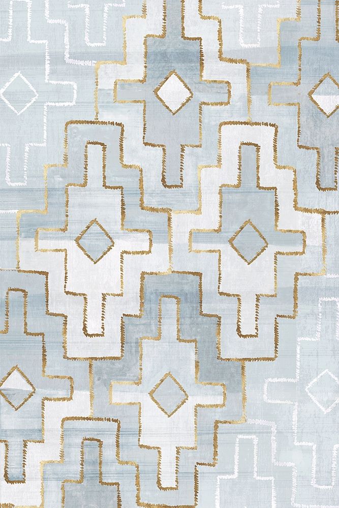 Silver Blue I art print by Eva Watts for $57.95 CAD