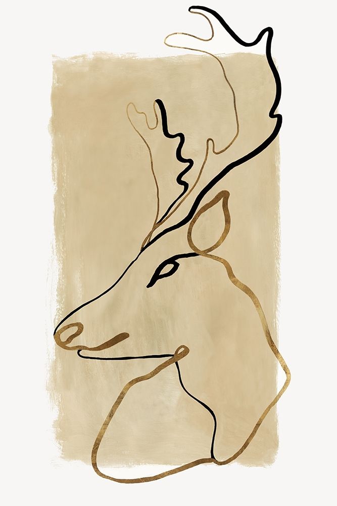 Antlers II art print by Eva Watts for $57.95 CAD