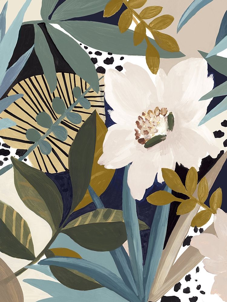 Floral Symphony I art print by Eva Watts for $57.95 CAD
