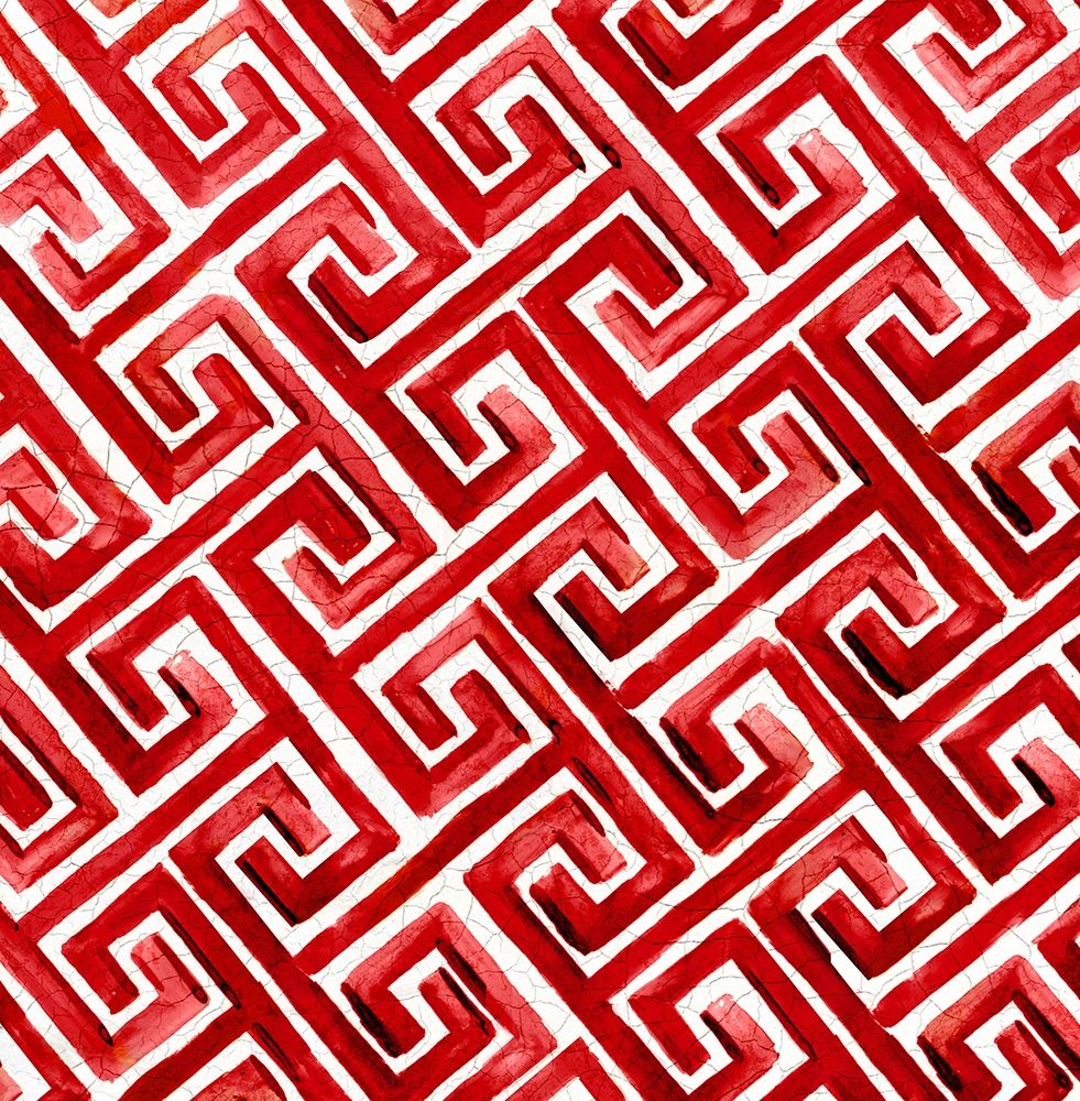 Chinese Chain Red Version art print by Eva Watts for $57.95 CAD