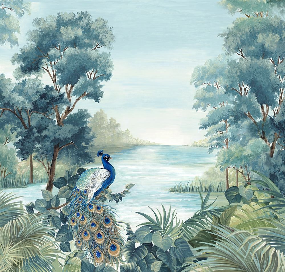 Peafowl art print by Eva Watts for $57.95 CAD