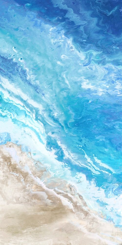 Luminous Waves II art print by Eva Watts for $57.95 CAD