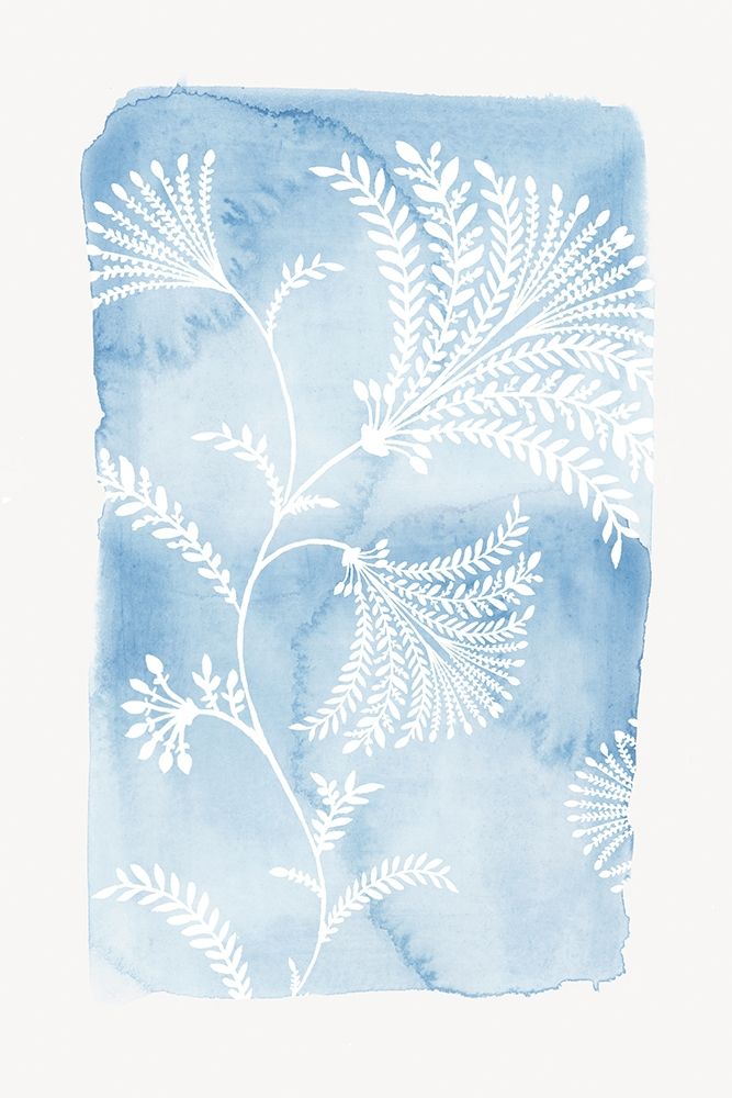 Blooming Blue art print by Eva Watts for $57.95 CAD