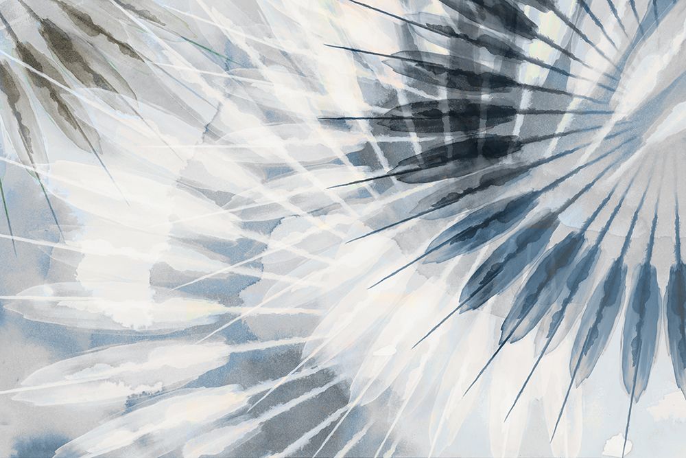 Dance of the Rays I Blue Version art print by Eva Watts for $57.95 CAD