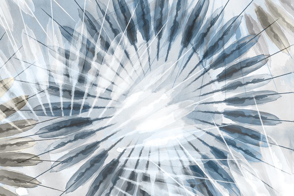Dance of the Rays II Blue Version art print by Eva Watts for $57.95 CAD