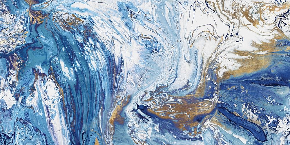 Evening Blue Tide art print by Eva Watts for $57.95 CAD